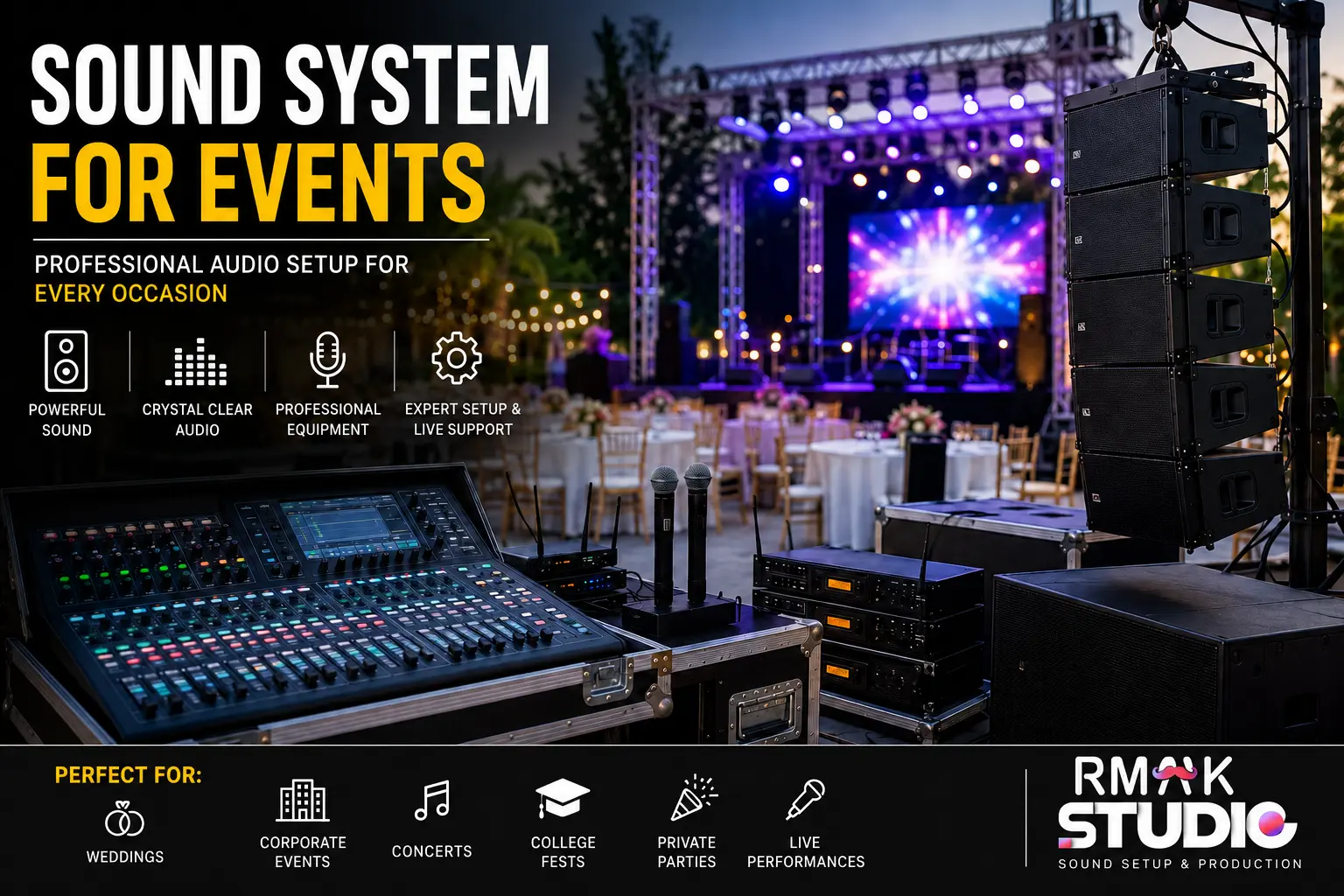 Sound System for Events